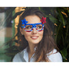 4th of July Party Favors, Includes Sunglasses, Headband, Bead Necklaces, Bracelets, Socks, and Bandana (16 Pieces)