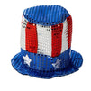Patriotic Costume Accessories Set for 4th of July or Memorial Day (11 Pieces)