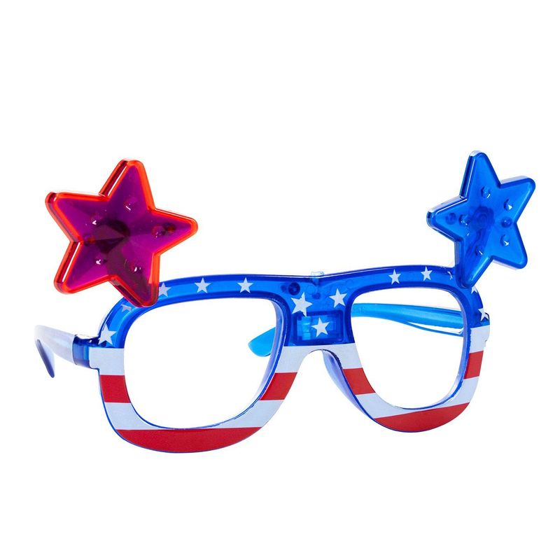 Patriotic Costume Accessories Set for 4th of July or Memorial Day (11 Pieces)