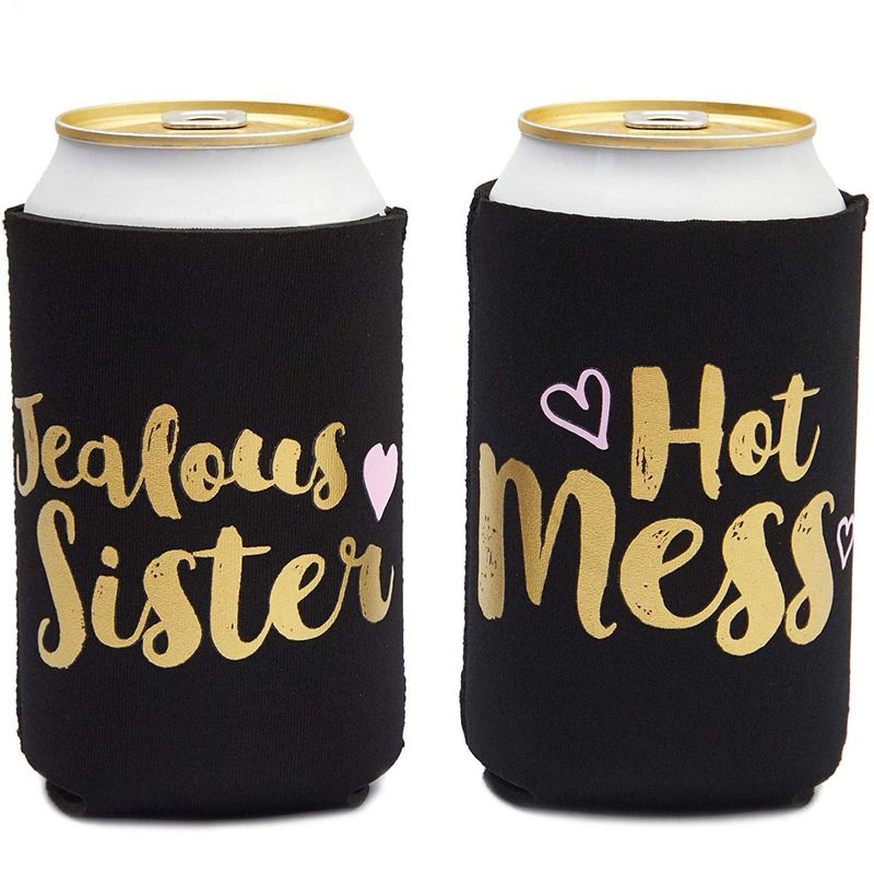 Bachelorette Can Sleeves for Cold Drinks, Party Favors (12 Designs, 12 Pack)
