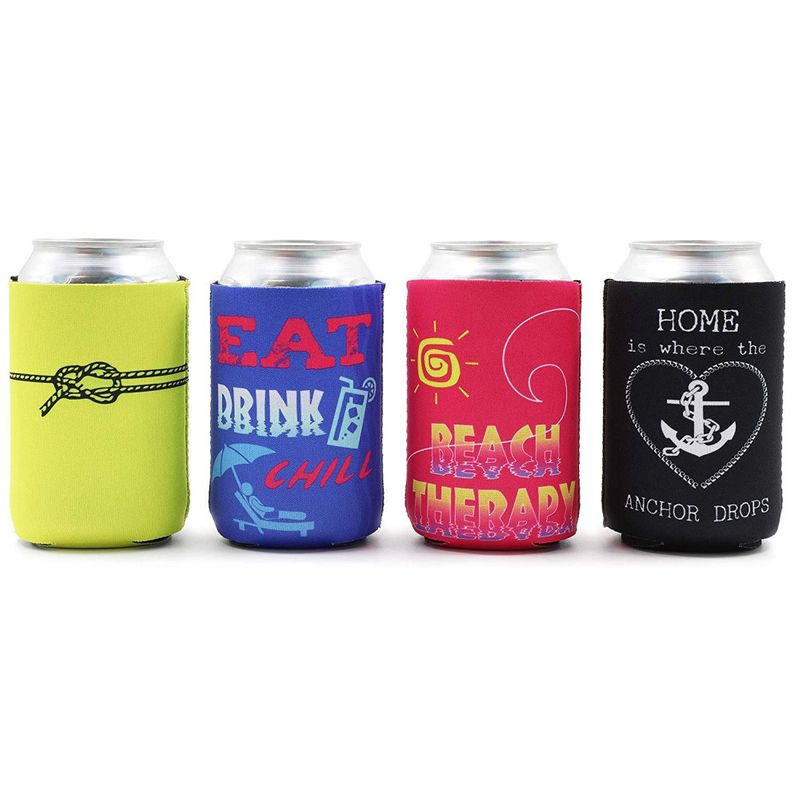 Summer Slim Can Coolers for the Beach and Lake 