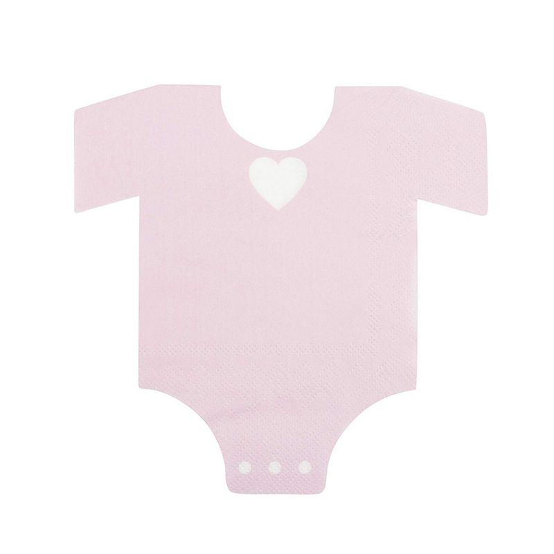 Baby Shower Pajama Theme Napkins (Pink, 50-Pack)