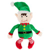 Christmas Elf Plush Toy - Mas The Elf, Little Santa Helper Kids Soft Stuffed Toy, Fun for Girls and Boys, Festive Decoration, Red and Green, 8.7 x 6.5 Inches