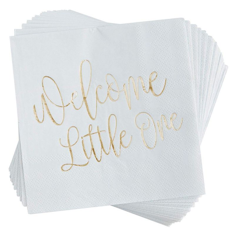 Baby Shower Party Supplies, Paper Napkins (50 Pack)