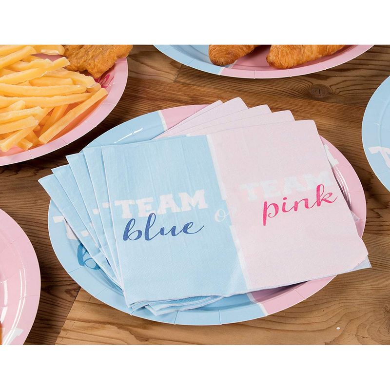 Gender Reveal Party Supplies, Luncheon Napkins (6.5 x 6.5 In, 150 Pack)