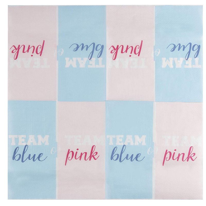 Gender Reveal Party Supplies, Luncheon Napkins (6.5 x 6.5 In, 150 Pack)