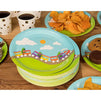 Disposable Plates - 80-Count Paper Plates, Boy Party Supplies for Appetizer, Lunch, Dinner, and Dessert, Kids Birthdays, 9 x 9 Inches