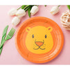 Animal Party Supplies - Serves 24 - Includes Plates, Knives, Spoons, Forks, Cups and Napkins. Perfect Party Pack for Kids Themed Birhtday Parties and Baby Showers, Zoo Animal Pattern
