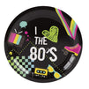 80's Party Bundle, Includes Plates, Napkins, Cups, and Cutlery (24 Guests,144 Pieces)