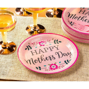 Happy Mother's Day Party Decorations, Paper Plates (7 In, 80 Pack)