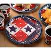 Red, White and Blue Patriotic Party Bundle, Plates, Napkins, Cups, Cutlery (24 Guests)