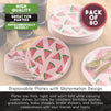 Watermelon Party Supplies, 9 Inch Paper Plates (9 in., 80 Pack)