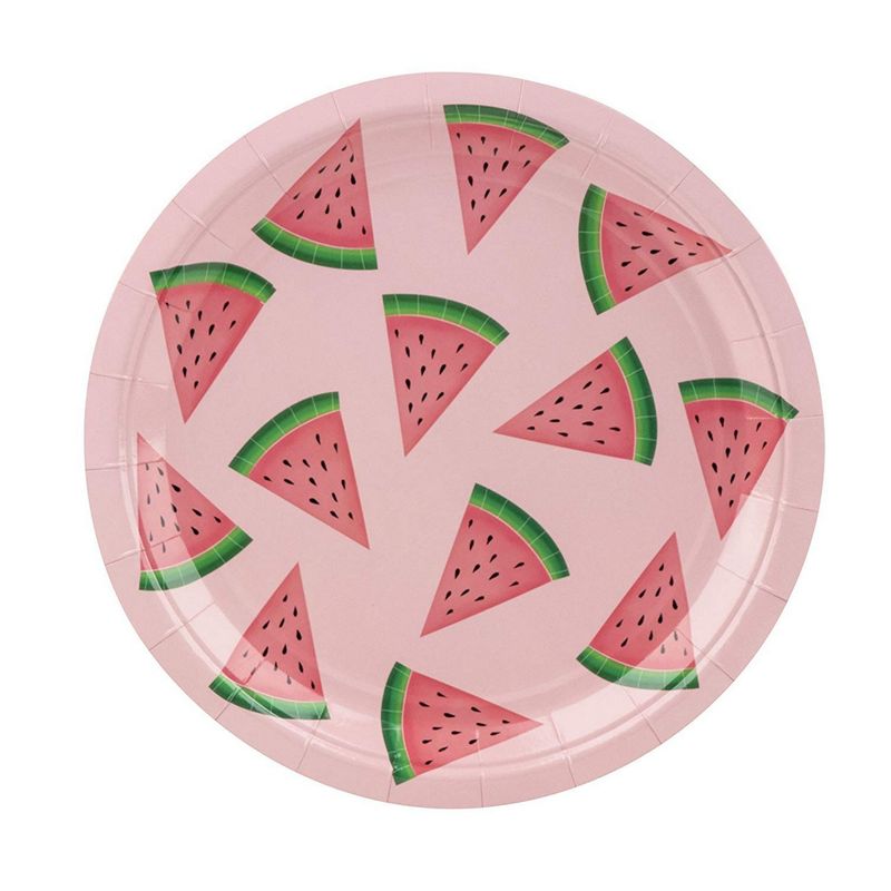 Watermelon Party Supplies, 9 Inch Paper Plates (9 in., 80 Pack)