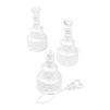 Wedding Bubble Wands Party Favors, White Tier Cake Design (72 Pack)