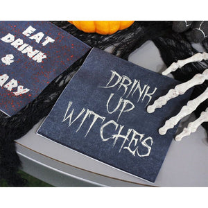 Halloween Party Supplies, Paper Napkins (5 x 5 In, 3 designs, 150 Pack)