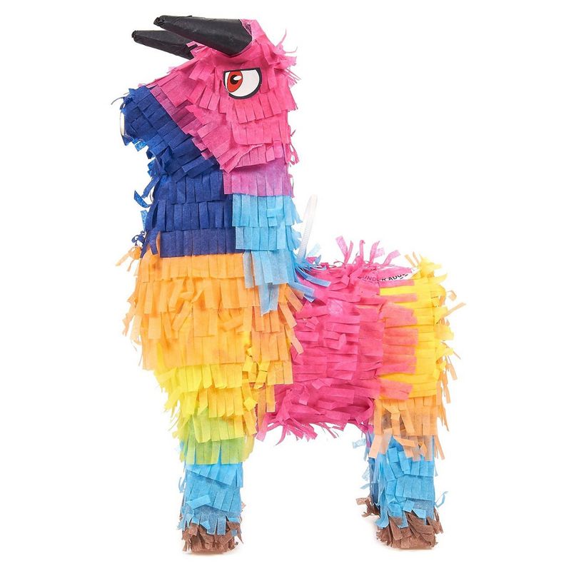 Rainbow Bull Pinatas for Cinco de Mayo, Kid's Birthday Party (Mini, 3 Pack)