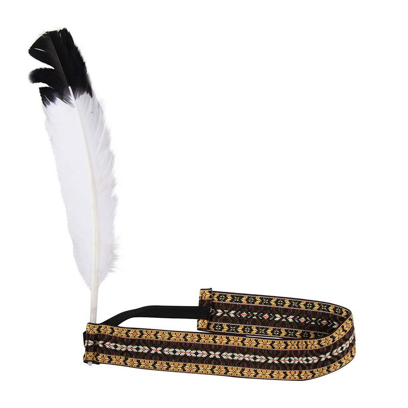 Feather Headband and Hatchet, Halloween Costume Accessories (2 Pieces)