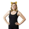 Halloween Tiger Costume - 2-Set Tiger Ears Headband Tail and Bow Tie, Animal Cosplay Kit