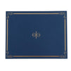 24 Pack Diploma Cover Holders for Letter-Sized Award Certificate, Gold Foil Border, Navy Blue