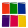 Spiral Notepad - 24-Pack Top Spiral Mini Notepads, Bulk Spiral Notepads for Note Taking, to Do Lists, Party Favors, Stocking Stuffers, Lined Paper, 6 Color, 2.25 x 3.5 inches.