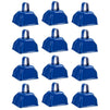 Metal Cowbell with Handle, Blue Noise Maker (3 x 2.8 in, 12 Bells)