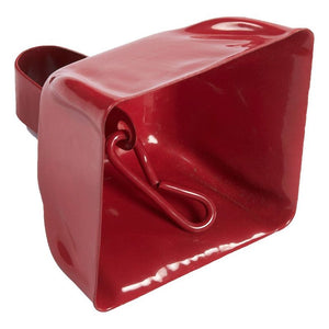 Blue Panda Metal Cowbell with Handle, Red Noise Maker (3 x 2.8 in, 12 Bells)