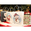 Gift Bags with Handles for Christmas, Kraft Paper Gift Bag (10 x 4.25 x 8 In, 24 Pack)