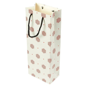 Holiday Wine Gift Bags with Handles, 6 Christmas Designs (5.5 x 15 x 3.2 In, 24 Pack)