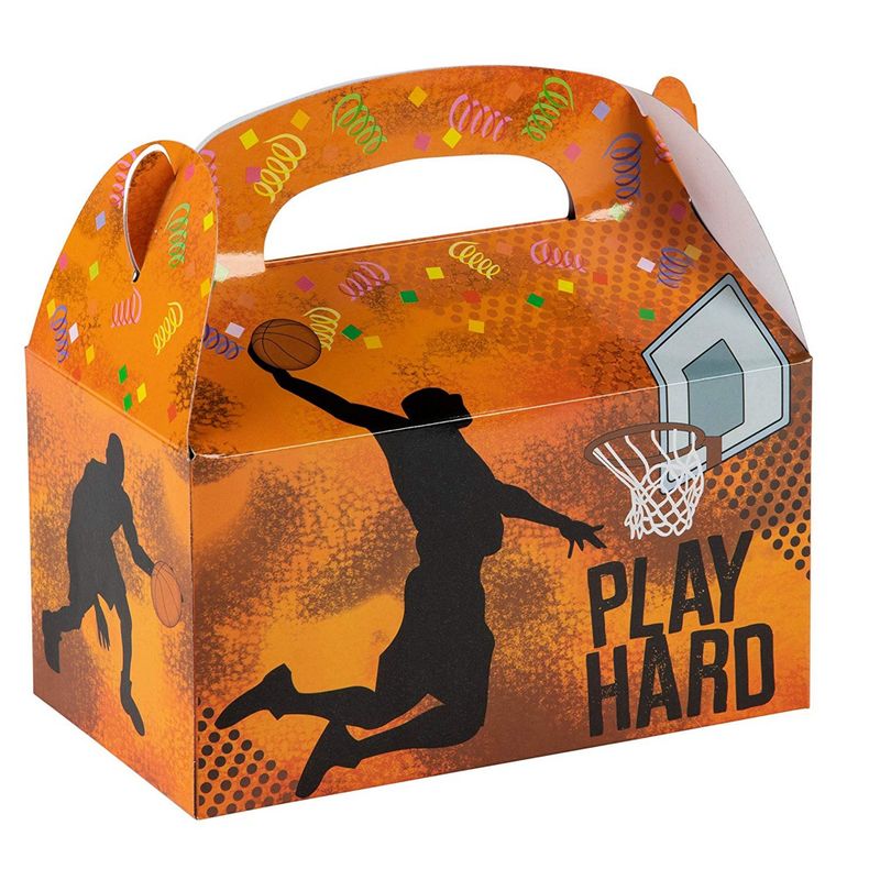 Basketball Party Supplies, Paper Treat Boxes (24 Pack)