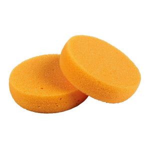 Round Synthetic Sponge, Arts and Crafts Supplies (Orange, 3.5 x 3.5 x 1 In, 20-Pack)