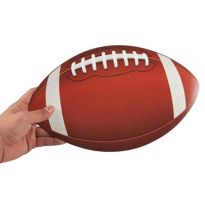 Blue Panda Football Decorations for Party | Football Cutout for Game Day (12 Pack)