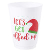 Christmas Party Cups, Reusable Plastic Tumblers, Holiday Designs (16 Oz, 24 Pack)