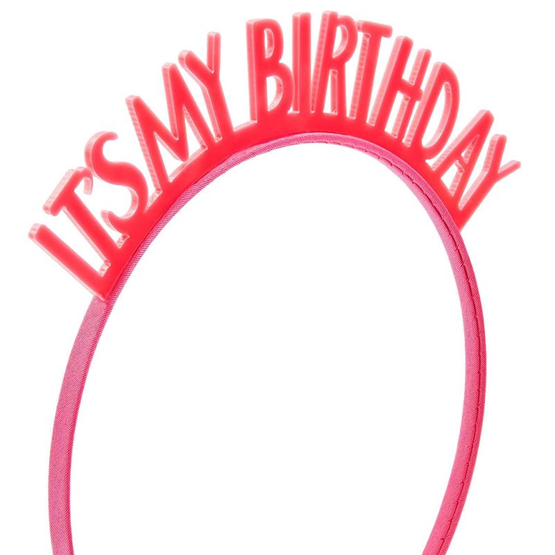 Pink Birthday Party Headbands for Girls Night Out (10 Pack)