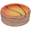 Paper Basketball Plates, Game Day Sports Party Supplies, (9 In, 80 Pack)