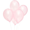 Blue Panda 12 Inch Metallic Latex Balloons (100 Count), Light Pink