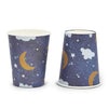 Blue Panda Twinkle Little Star Baby Shower Theme Party Pack (Serves 24) Paper Plates, Napkins, Cups & Cutlery