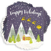 Happy Holidays, Paper Napkins for Christmas Holiday Parties (6.5 x 6.5 In, 100 Pack)