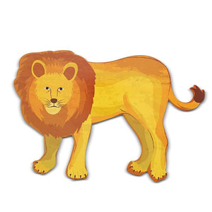 Jungle Animal Safari Paper Cutouts for Home and Party Decor (12-Count)