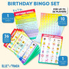 Blue Panda Birthday Bingo Game 36 Pack - Birthday Party Bingo
