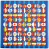 Flag Paper Napkins for International Party (6.5 x 6.5 in, 100 Pack)