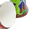 Dinosaur Birthday Party Cone Hats (5 x 7 in, 24 Pack) Blue