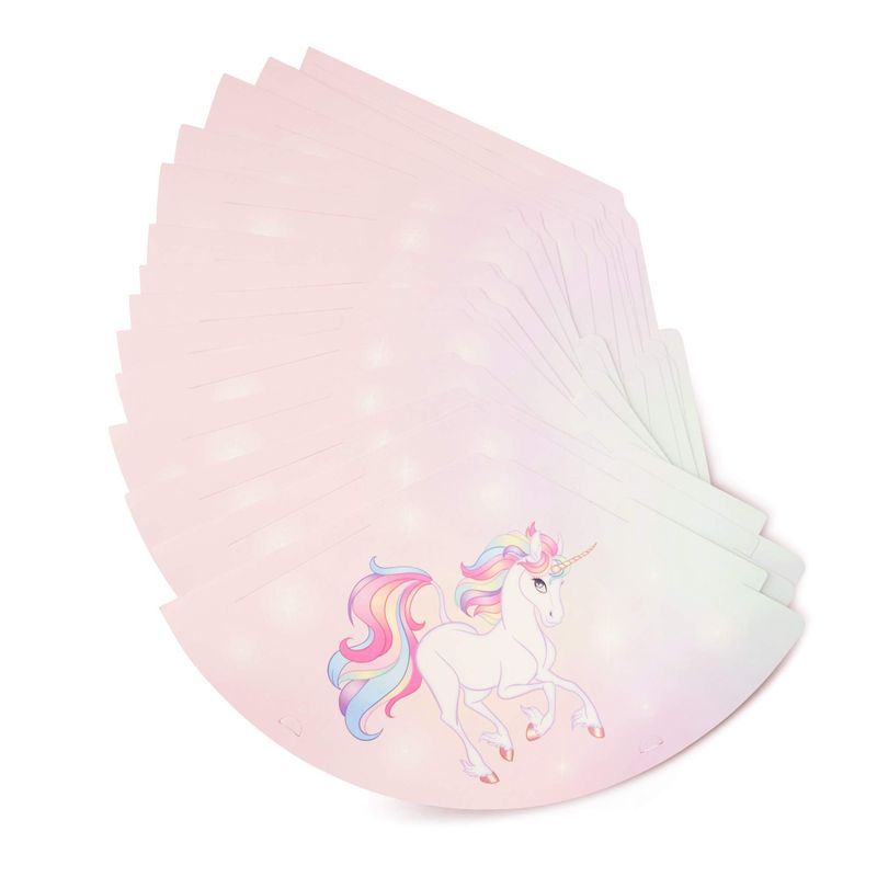 Unicorn Birthday Hats for Girls Party Favors (5 x 7 In, 24 Pack)