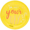 Paper Plate Set, Birthday Party Supplies (4 Colors, 9 In, 48-Pack)