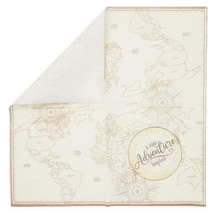 Adventure Paper Napkins for Baby Shower or Graduation Party (6.5 x 6.5 In, 100 Pack)