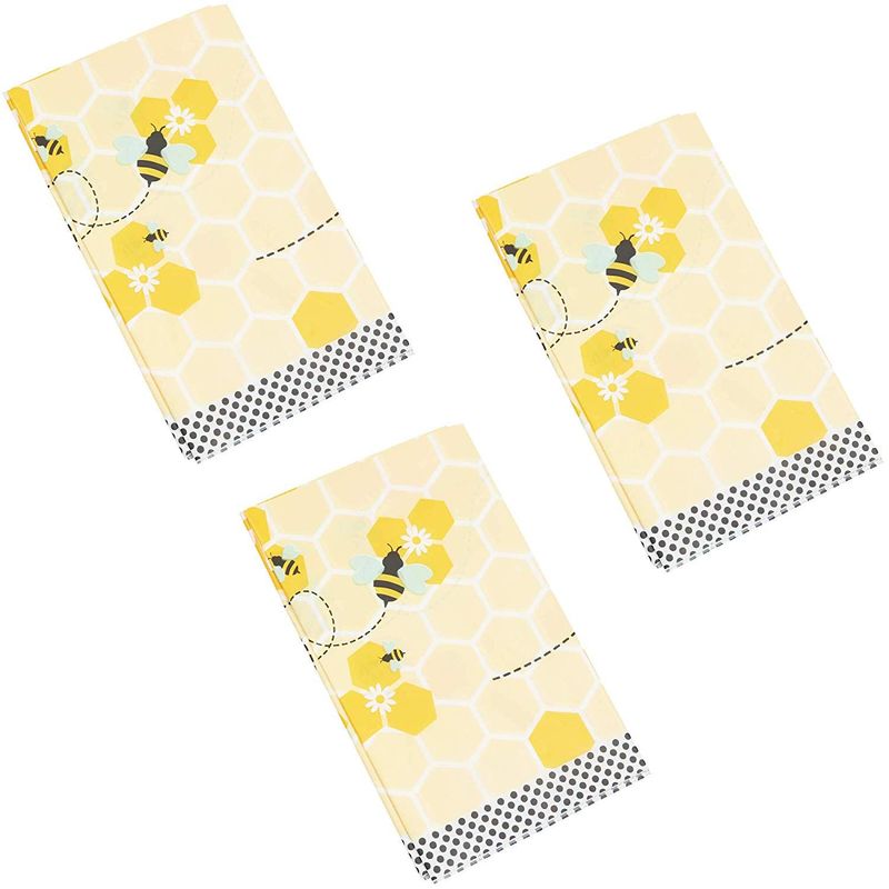 Bumble Bee Party Table Covers (54 x 108 in., 3 Pack)