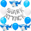 Shark Party Balloons, Foil Balloon Letters (50 Pack)
