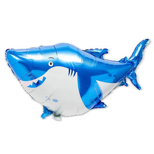 Shark Party Balloons, Foil Balloon Letters (50 Pack)