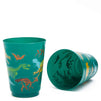Plastic Tumbler Cups for Dinosaur Birthday Party (16 Ounces, 16 Pack)