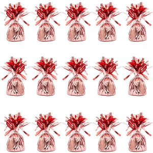 Rose Gold Balloon Weights (15 Pack)