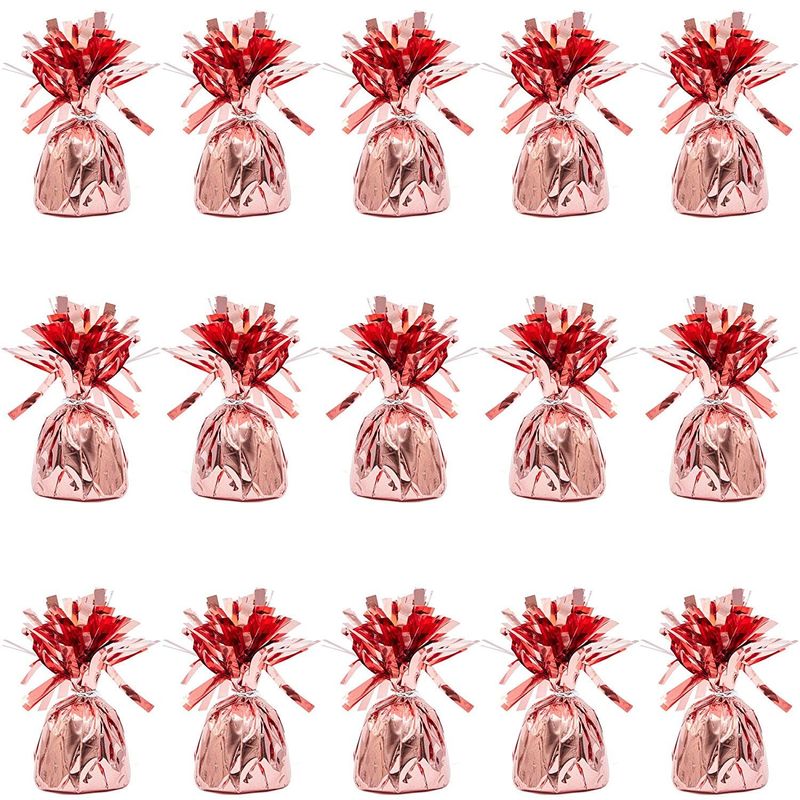 Rose Gold Balloon Weights (15 Pack)